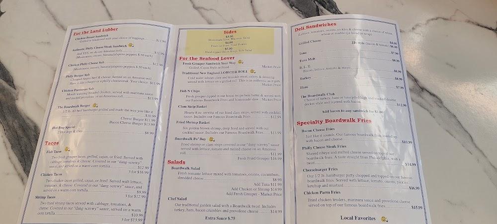The Boardwalk Grill Menu image 4